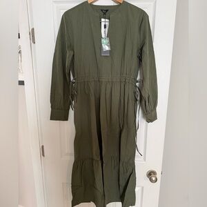 New with tags. Rails dress, olive green, size S